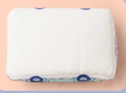 Fabric tissue box toy, soft back panel