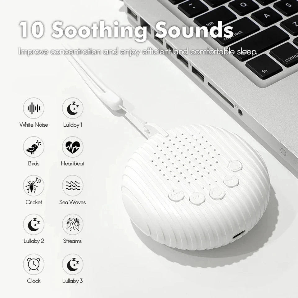 White noise machine sound options