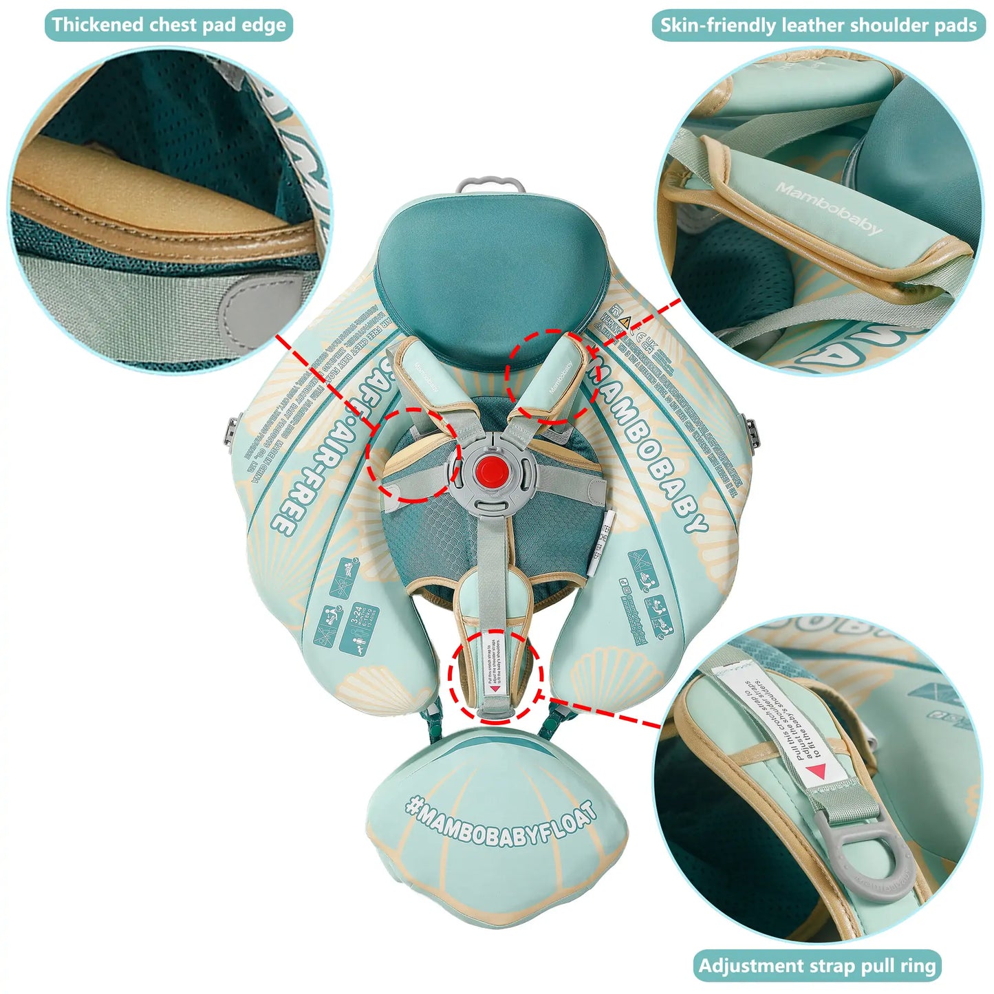 Mambobaby Seashell Float (3-24 Months)