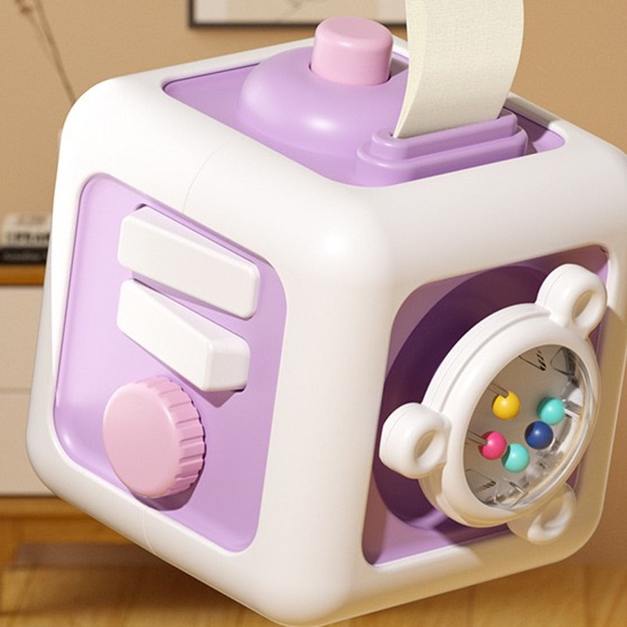 Busy cube purple