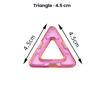 Extra triangle magnetic tiles 4.5 cm