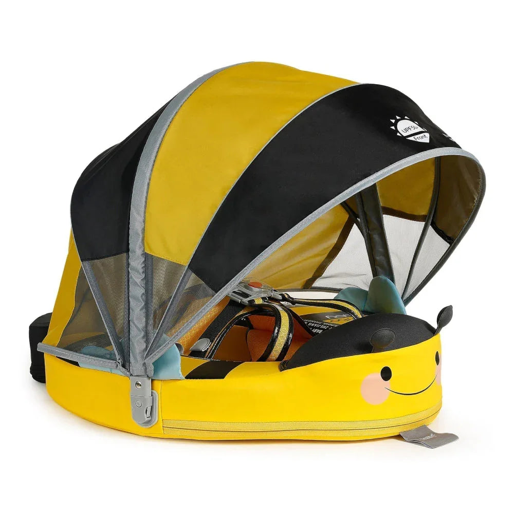 Bee Pool Float Bee Mambobaby Swimming Floats with Canopy (3-24 MONTHS)