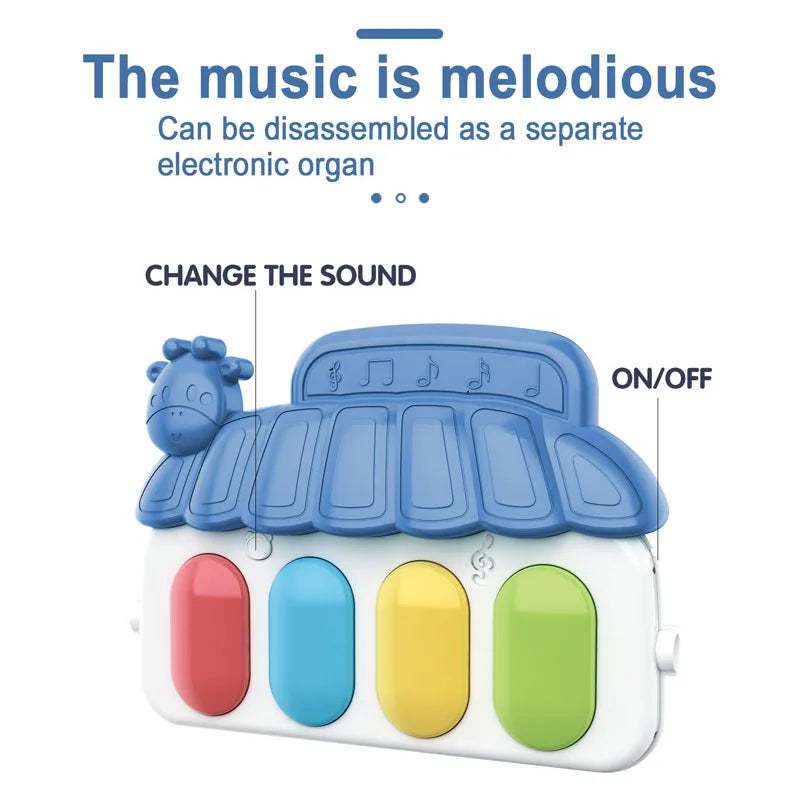 Kick piano from the baby play gym, detachable