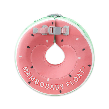 Mambobaby non-inflatable baby neck float ring, Watermelon design, 4–12 months