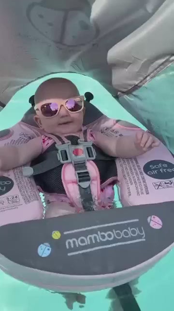 Ladybug Mambobaby Swimming Floats with Canopy (3-24 MONTHS)