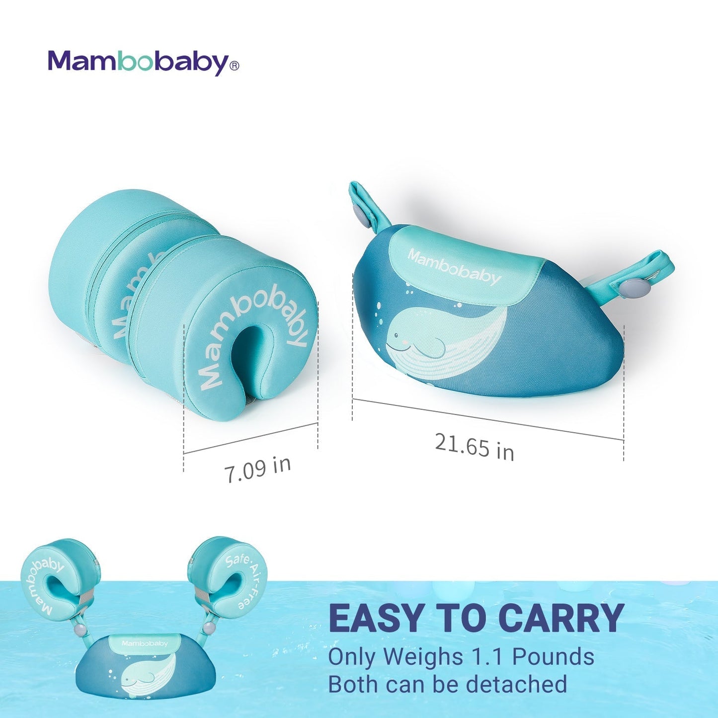 Mambobaby Air-Free Armbands Float ( 3 to 8 Years )